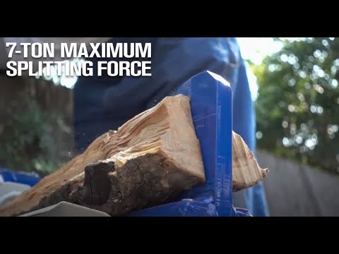 Powerhorse Horizontal Double Flywheel Kinetic Electric Log Splitter 7-Ton 15 Amp 120V Motor