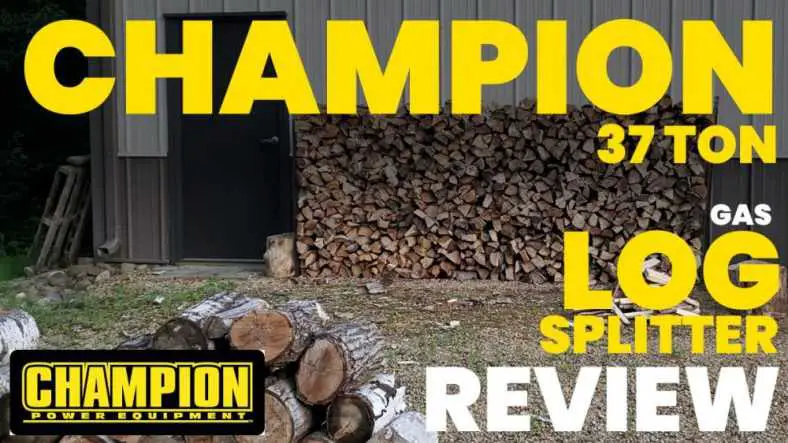 champion 37 ton gas log splitter review